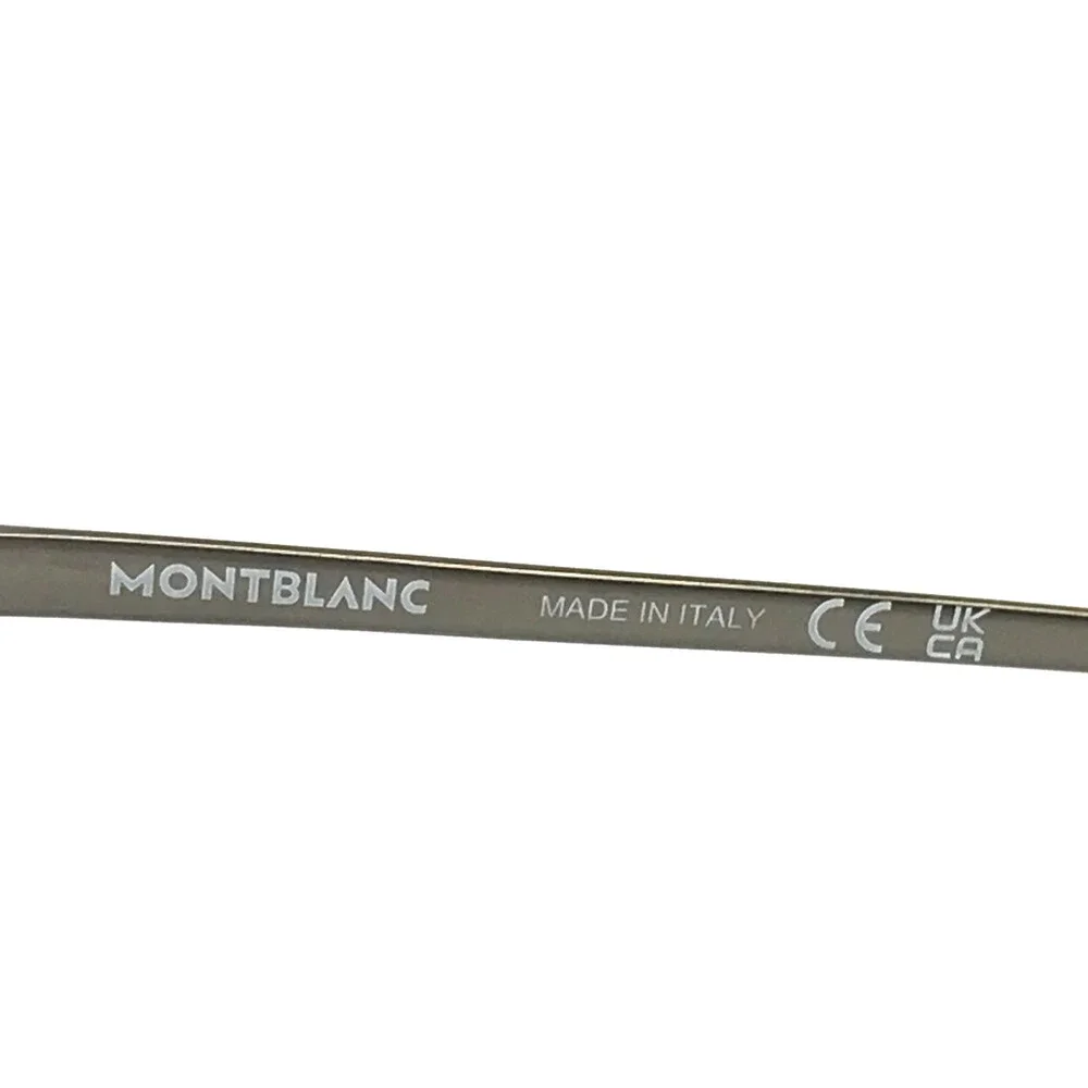 Montblanc Eyeglasses Frames MB0232O 002 Gunmetal Gray Square Full Rim 51-21-145